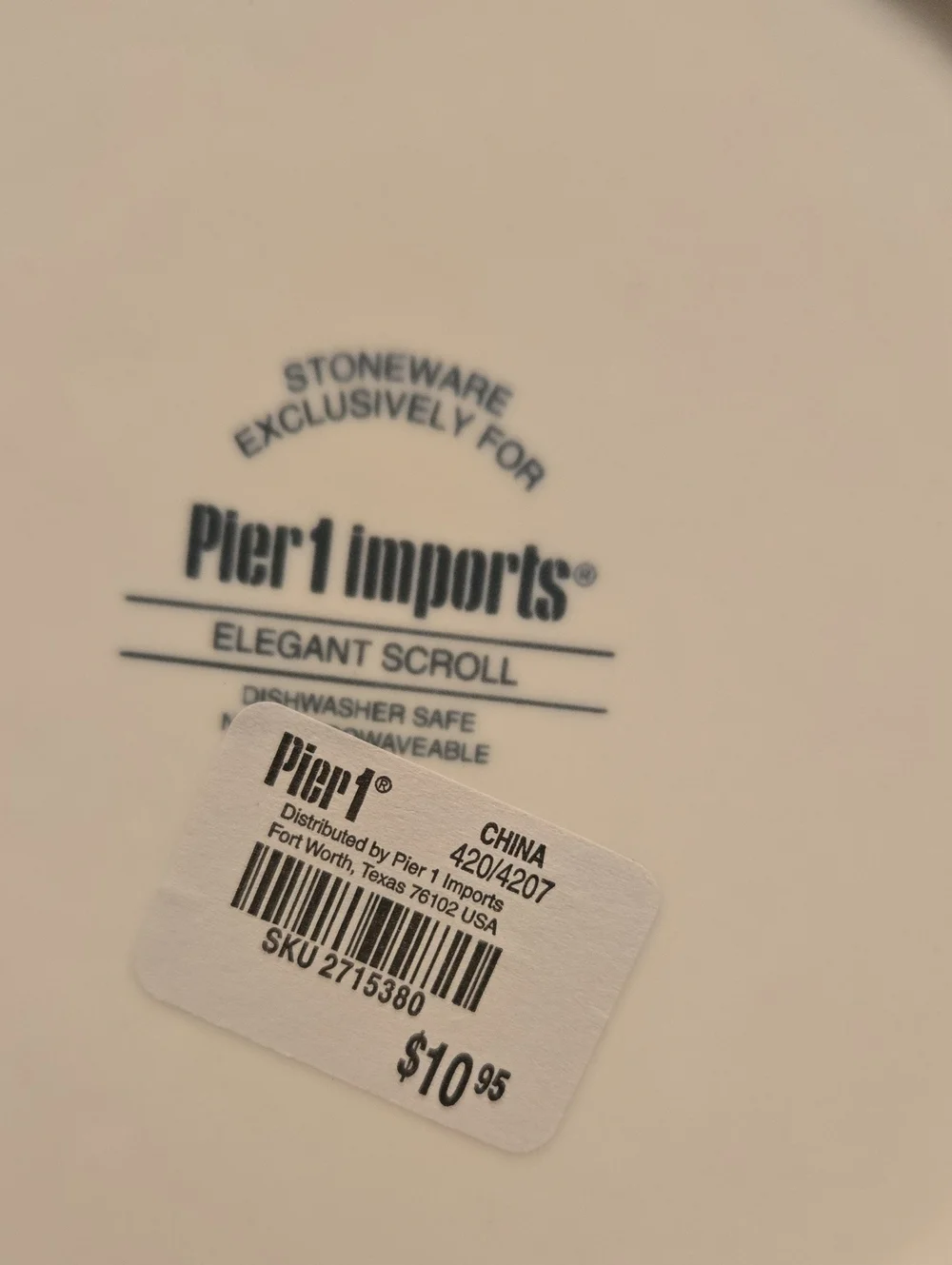 Pier 1 this lot